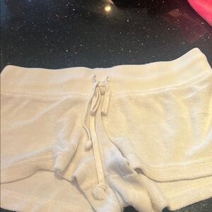 Hard Tail White Casual Shorts with Drawstring Waist